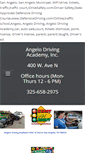 Mobile Screenshot of angelodrivingacademy.com