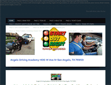 Tablet Screenshot of angelodrivingacademy.com